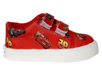 Zapatilla Cuerina Ecológica Cars con dos velcros 