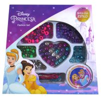 Disney Princesas Fashion Set - Para Armar Pulsera Y Collares - Set De Bijouterie