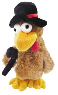 Peluche pollo pajaro con mecanismo y sonido