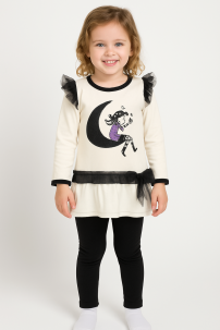 Conjunto Glamour Remera Y Calza Con Luna