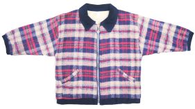 Camisaco Estampado Escoces con cierre