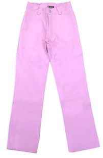 Pantalon Cuero Ecologico Rosa