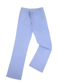 Pantalon Cuero Ecologico Celeste