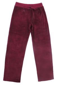 Pantalon plush Bordo
