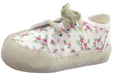 Zapatilla Cordon Estampada Floreada