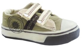 Zapatilla medio basket dos velcros