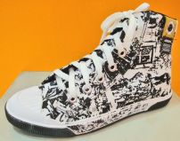 Bota Basket Tela estampada Lona Cordon Basquet