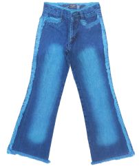 Pantalon Jean con flecos