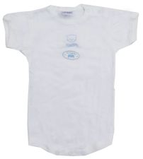 Body Manga Corta Bordado Gatito