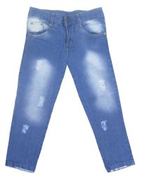 Pantalon jean con detalle