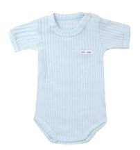 Body Manga Corta Desagujado Cuello Con Broche