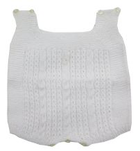 Enterito hilo sin mangas blanco