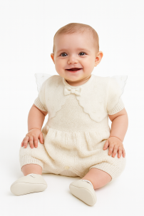 Enterito Manga Corta Hilo Natural