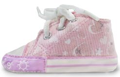 Zapatilla Con Cordon Con Base No Caminante Con Brillito 