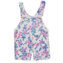 Jardinero corto estampado floreado 