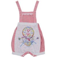 Jardinero rayado con estampa