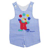 Jardinero cuadrille con payaso bordado