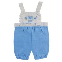 Enterito celeste con blanco