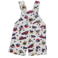 Jardinero corto estampado