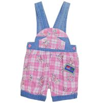 Jardinero de jean con estampado