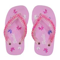 Ojotas Barbie con base alta y piedras