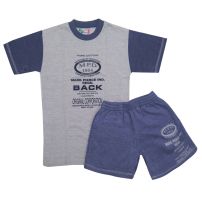 Conjunto de remera manga corta con short