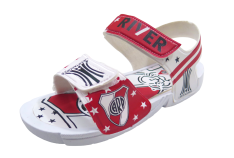 Sandalia Doble Velcro River Plate