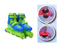 Rollers Patines Evolutivos 2 en 1 - Talle Regulable - (Las ruedas se pueden usar en linea ó 2 ruedas atras y 1 adelante)