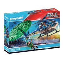 Helicóptero de Policía Persecucion