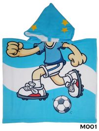 Poncho De Toalla Estampado