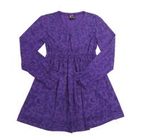 Remera Manga Larga Estampado Flores Ajustada en la Cintura