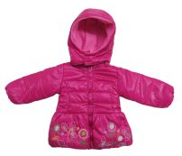 Campera bordada Con Capucha y Polar Interior 