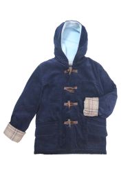 Montgomery Corderoy con Interior Polar - Mangas Cuadrille y Capucha 