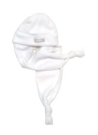 Gorro de micropolar con bufanda