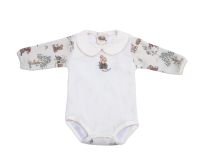 Body Manga Larga Plush Bebe Con Estampa