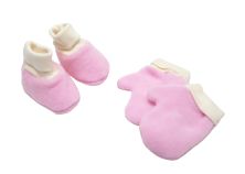 Conjunto de Polar Escarpines y Mitones con Puño