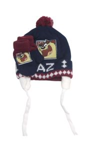 Conjunto de Gorro con Mitones Tejidos