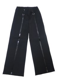 Pantalon de Vestir Nena.Tropical con detalle en Charol