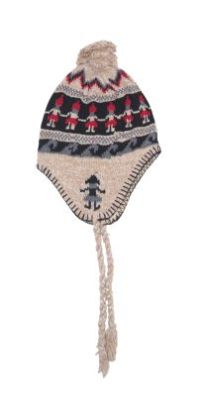 Gorros Coya con Pompon y Trenzas