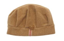 Gorro Boina Polar con Aplique de Flor de Metal 