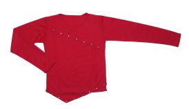 Remera Manga larga con detalle en tachas