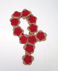 Bufanda de Polar de Flores