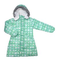 Tapado Nena Estampado Flores Con Forro Polar