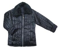 Campera  Matelasse con cuello de piel desmontable
