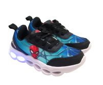 Zapatillas Spiderman (Hombre Araña) Con Luz Led y Cordon