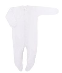 Enterito Liso Manga Larga Con Pie. Escote en V 