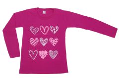 Remera Manga larga Con Estampado Modal Nena 