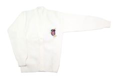 Saco Tejido de Cashmilon Escote V Liso con escudo