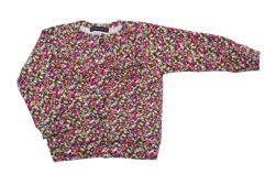 Saco Bremer Floreado Con Volados 