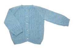 Saco Tejido A Mano Punto 8 